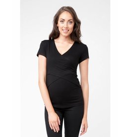 Ripe Maternity Embrace Short-Sleeved Tee - Black