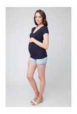 Ripe Maternity Embrace Short-Sleeved Tee - New Navy