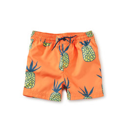 Tea Collection Golden Pinas Baby Swim Trunks