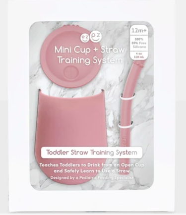 EzPz Mini Cup & Straw Training System - Blush