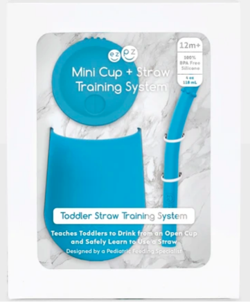 EzPz Mini Cup & Straw Training System - Blue