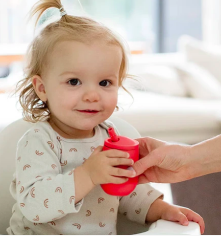 EzPz Mini Cup & Straw Training System - Coral