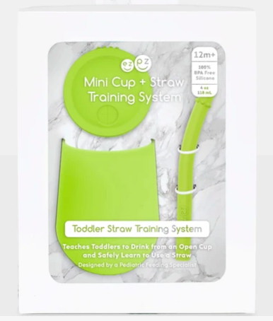 EzPz Mini Cup & Straw Training System - Lime