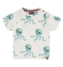Babyface Pirate Octopus Sketch Tee - White
