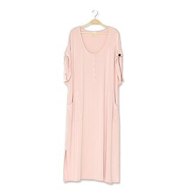 Kyte Baby Kyte Baby Slub Bamboo Lounge Dress - Blush