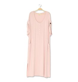 Kyte Baby Kyte Baby Slub Bamboo Lounge Dress - Blush