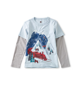 Tea Collection Snow Train Graphic Tee