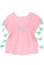 RuffleButts Sunset Tassle Beach Cover-Up