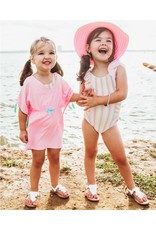 RuffleButts Sunset Tassle Beach Cover-Up