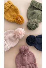 The Blueberry Hill The Blueberry Hill Classic Pompom Beanie - Zinc