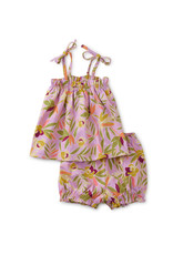 Tea Collection Tie Shoulder Strap Set - Tropical Purple