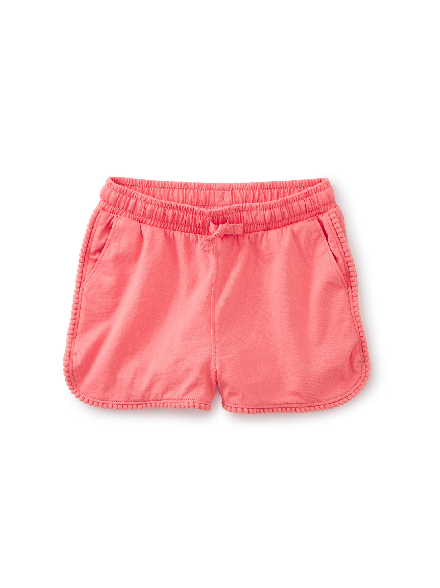 Tea Collection Pom Pom Gym Shorts - Sunset Pink