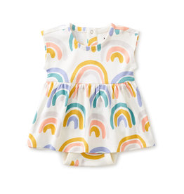 Tea Collection Painted Rainbows Bodysuit Dress