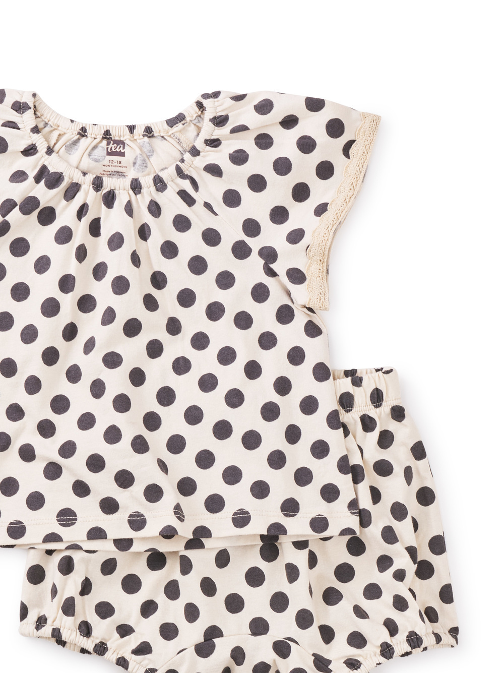 Tea Collection Classic Dots Baby Dress & Bloomer Set