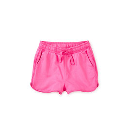 Tea Collection Pom Pom Gym Shorts - Carousel Pink