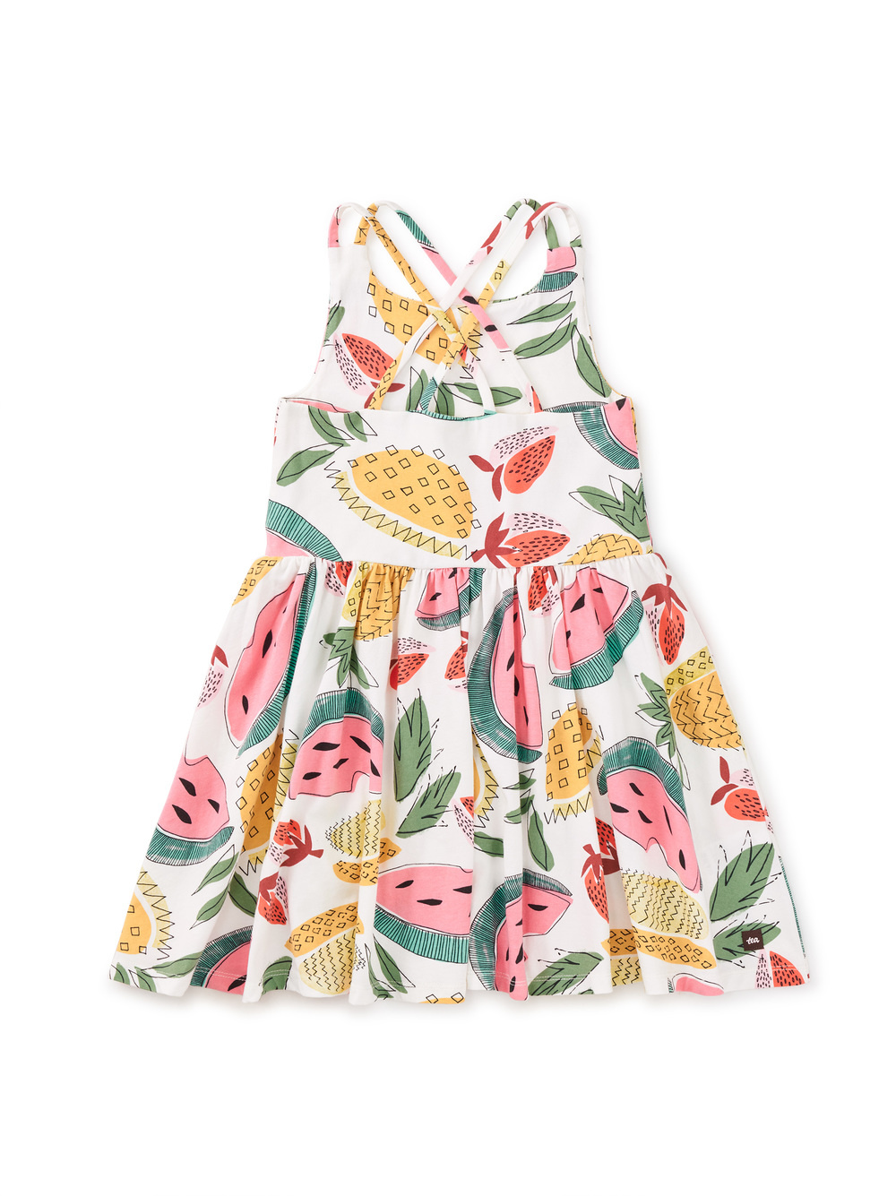 Tea Collection Strappy Back Skirted Dress - Milli D'Aiello Fruta
