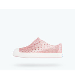 Native Jefferson Sneaker -  Milk Pink Bling