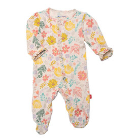 Magnificent Baby Magnetic Modal Footie - Primrose