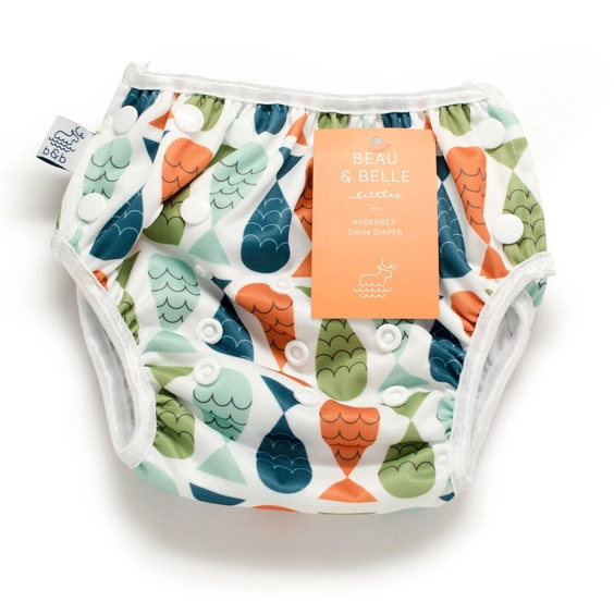 Beau and Belle Littles Beau and Belle Littles Swim Diaper - Fishes