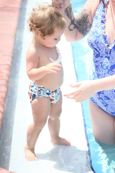 Beau and Belle Littles Beau and Belle Littles Swim Diaper - Fishes