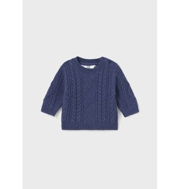 Mayoral Mayoral Classic Fisherman Crewneck Sweater - Royal