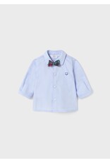 Mayoral Mayoral Proper Button Top - Holiday (w/bowtie)