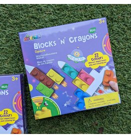 Avenir Blocks & Crayons Activity Kit - Space