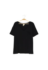 Kyte Baby Kyte Baby Slub Bamboo Tee - Black