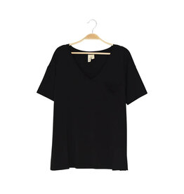 Kyte Baby Kyte Baby Slub Bamboo Tee - Black