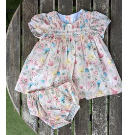 Mayoral Mayoral Emily Floral Dress & Bloomer Set