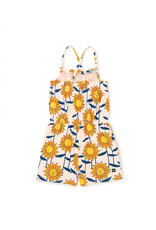 Tea Collection African Sunflowers Smocked Cross-Back Romper