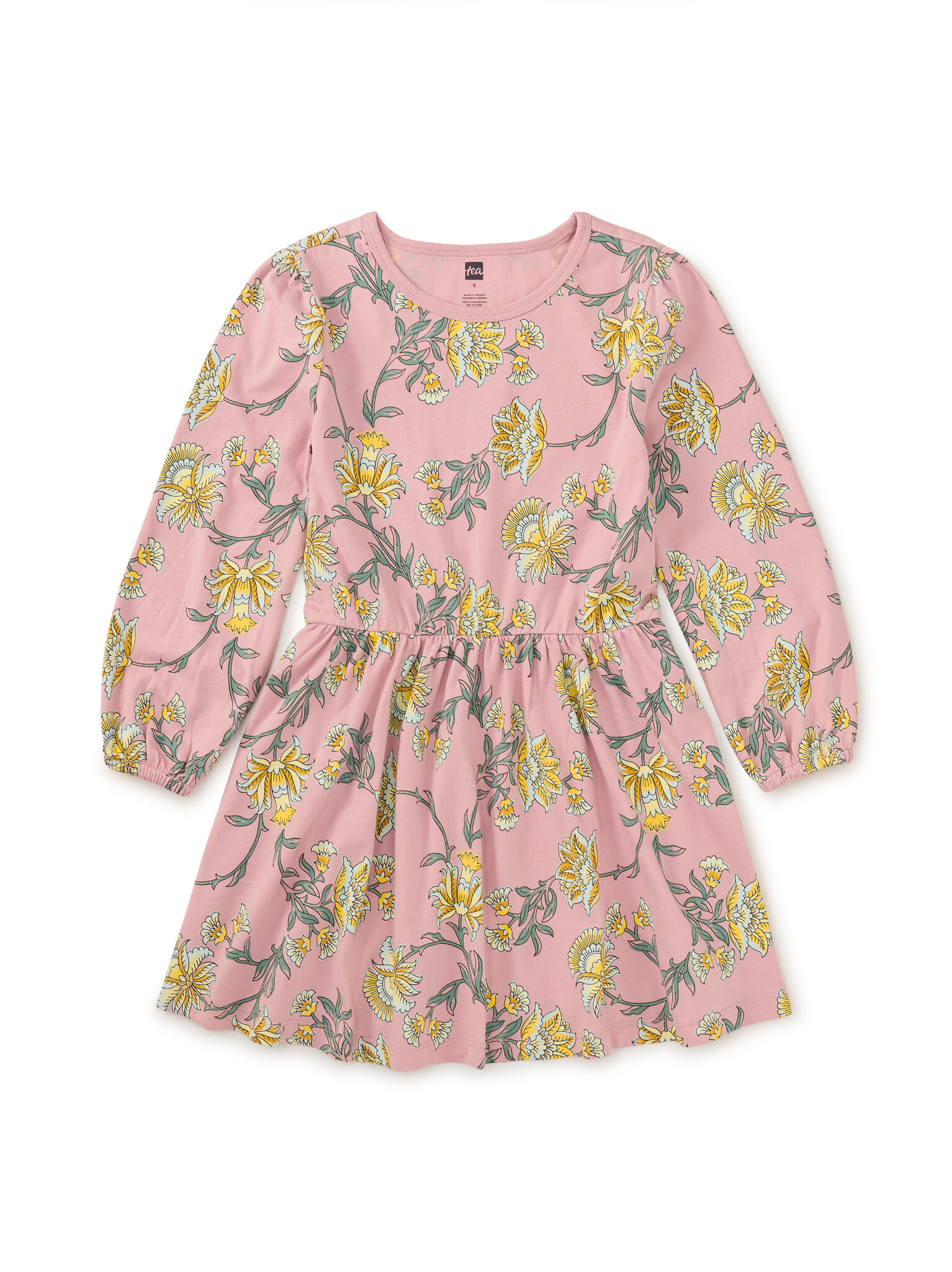 Tea Collection Blouson Sleeve Pocket Dress - Salma Floral