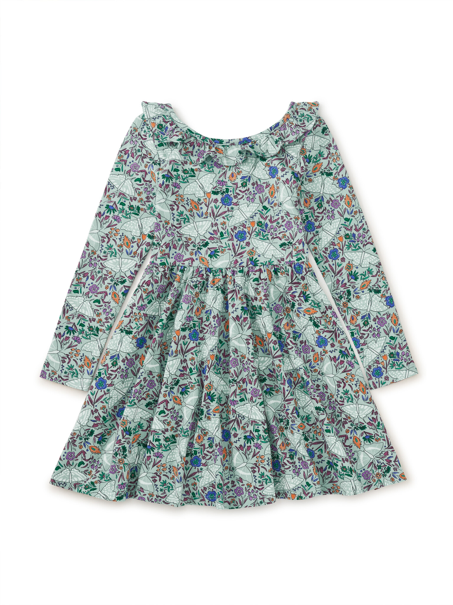 Tea Collection Ruffle Collar Ballet Dress - Isnik Moth