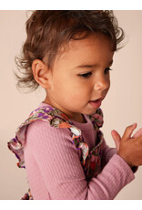 Tea Collection Corduroy Ruffle Overall & Bodysuit Set - Royal