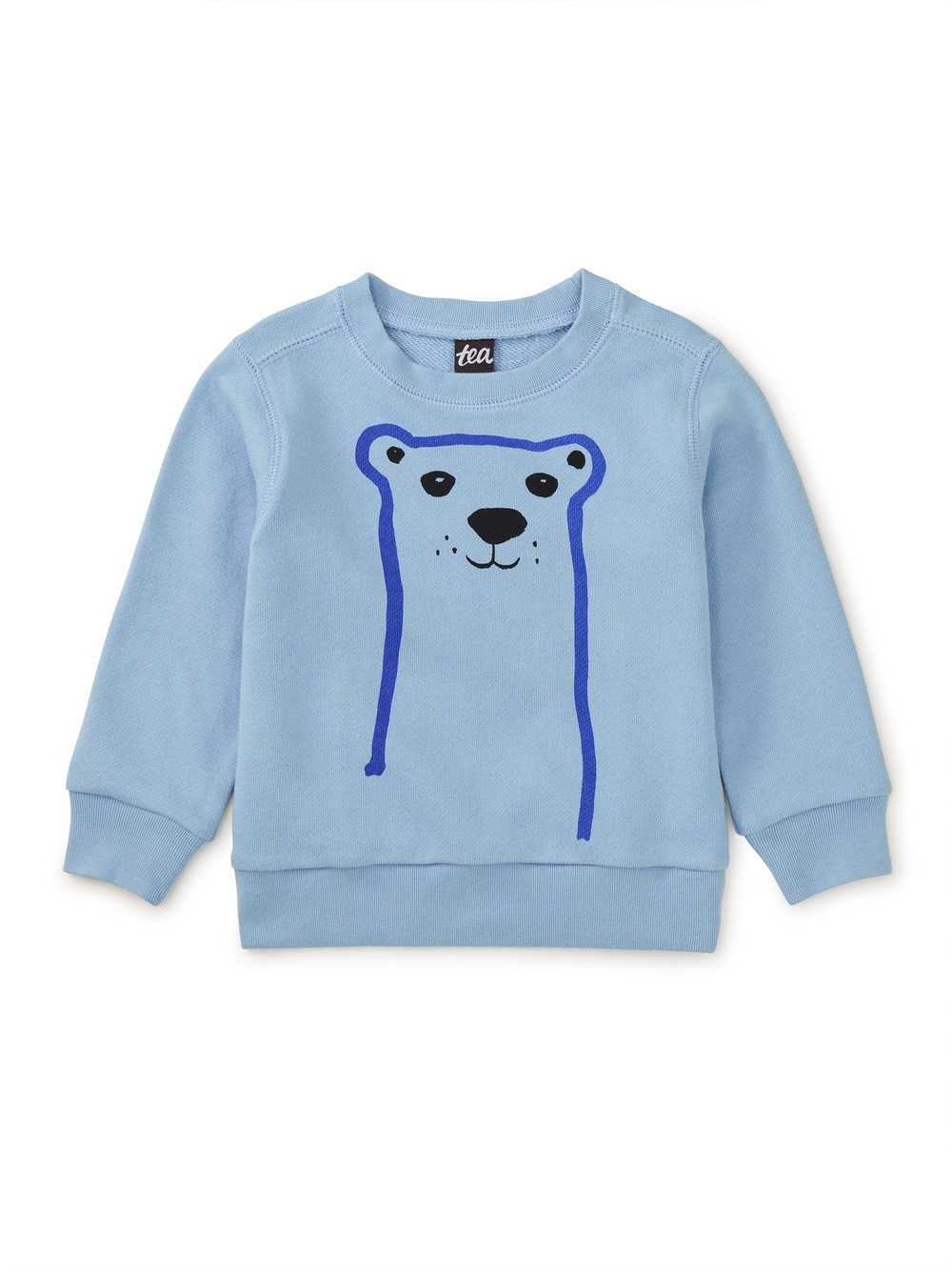 Tea Collection Bear Face Popover - Scenic Blue