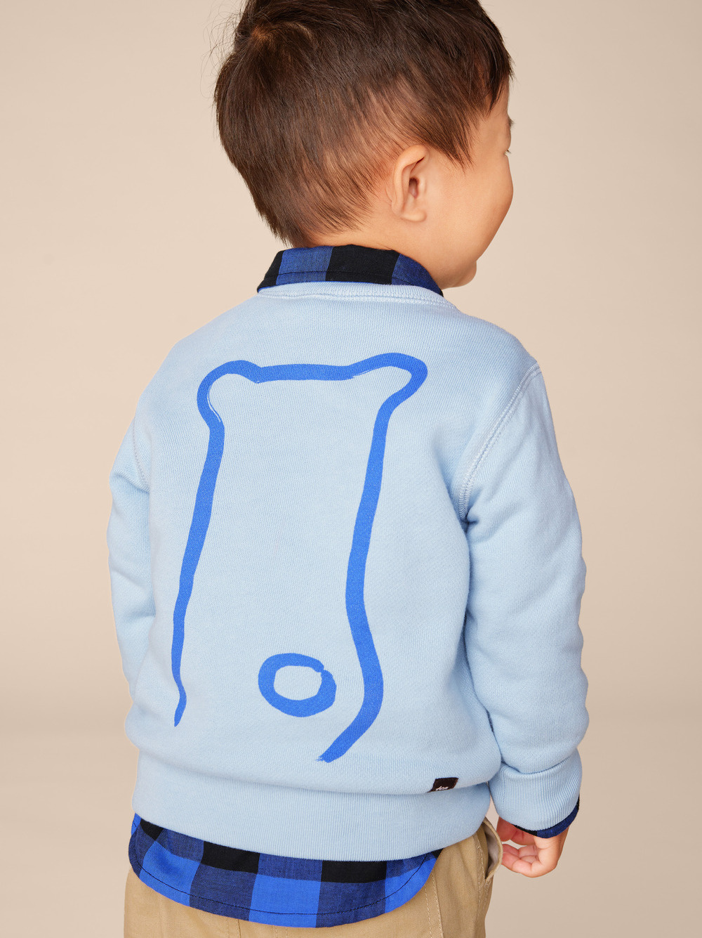 Tea Collection Bear Face Popover - Scenic Blue