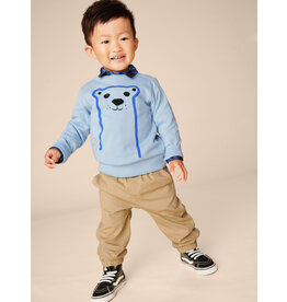 Tea Collection Bear Face Popover - Scenic Blue