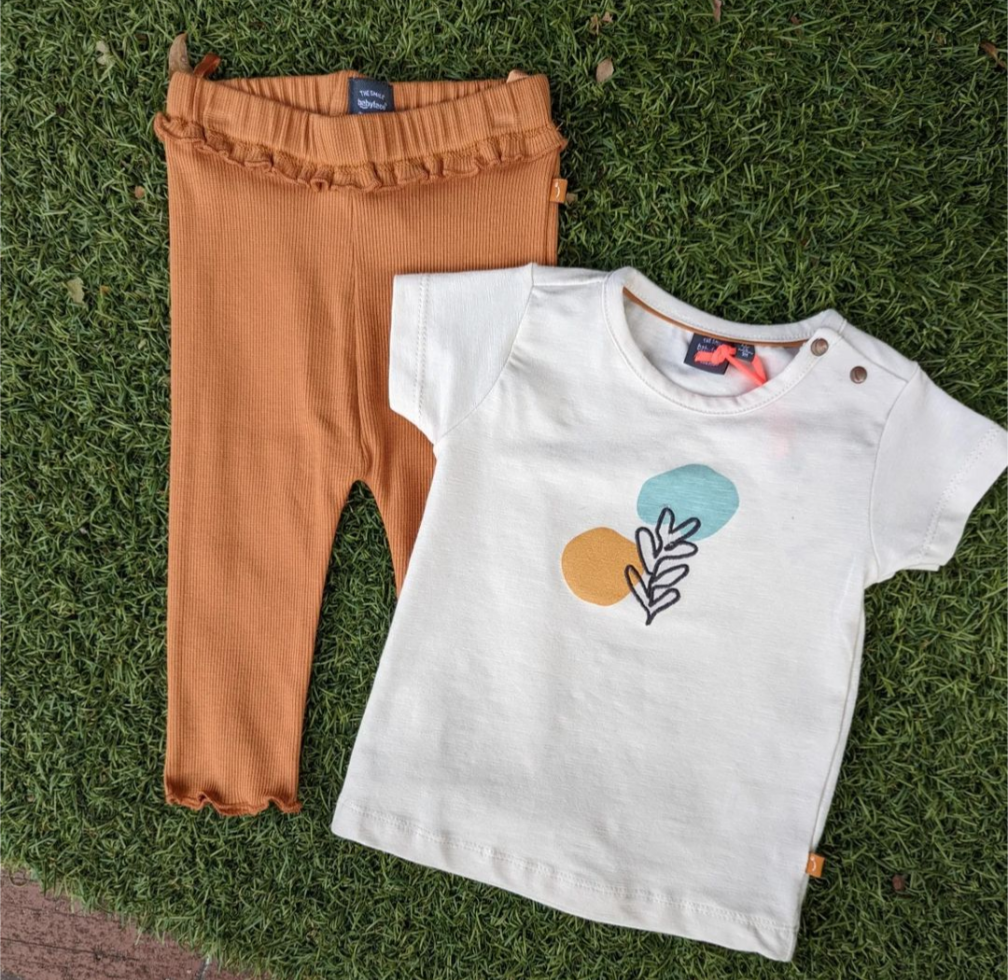 Babyface Little Leaf Tee & Legging Outfit