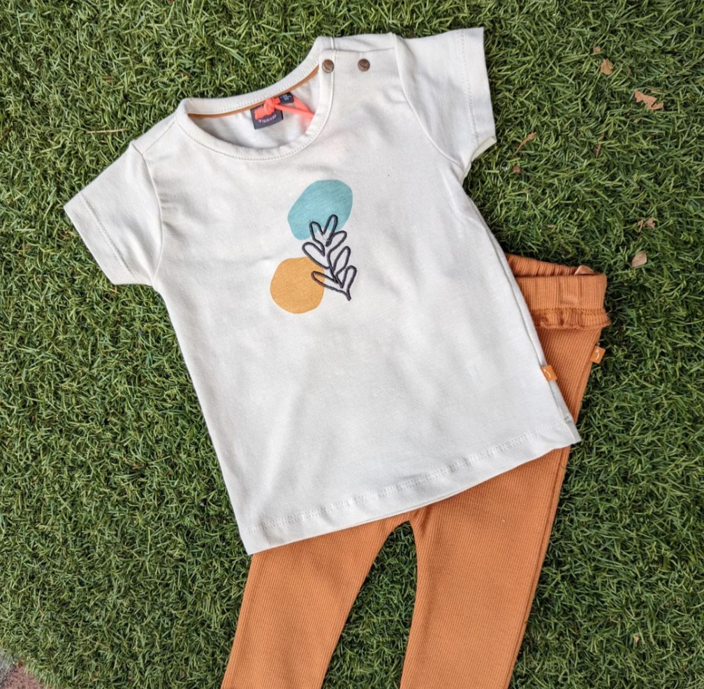 Babyface Little Leaf Tee & Legging Outfit