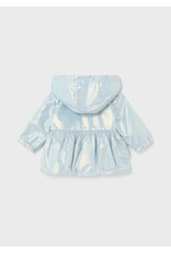 Mayoral Mayoral Reversible Waterproof Windbreaker - Petal Blue/Sparkle Dot