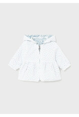 Mayoral Mayoral Reversible Waterproof Windbreaker - Petal Blue/Sparkle Dot