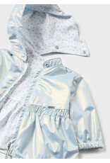 Mayoral Mayoral Reversible Waterproof Windbreaker - Petal Blue/Sparkle Dot