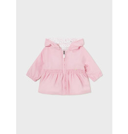 Mayoral Mayoral Reversible Waterproof Windbreaker - Peony Pink/Sparkle Dot