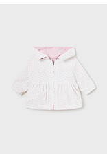 Mayoral Mayoral Reversible Waterproof Windbreaker - Peony Pink/Sparkle Dot