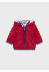 Mayoral Mayoral Reversible Waterproof Windbreaker - Apple Red/Picnic Check