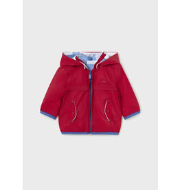 Mayoral Mayoral Reversible Waterproof Windbreaker - Apple Red/Picnic Check