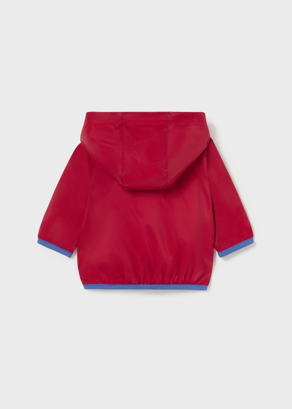 Mayoral Mayoral Reversible Waterproof Windbreaker - Apple Red/Picnic Check