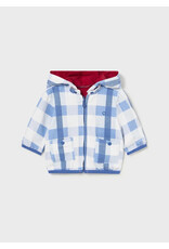 Mayoral Mayoral Reversible Waterproof Windbreaker - Apple Red/Picnic Check