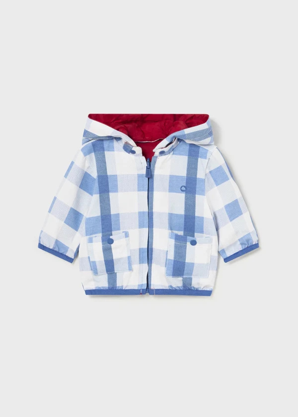 Mayoral Mayoral Reversible Waterproof Windbreaker - Apple Red/Picnic Check