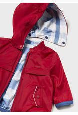 Mayoral Mayoral Reversible Waterproof Windbreaker - Apple Red/Picnic Check